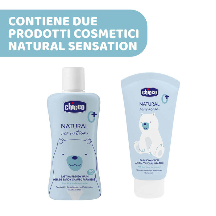 Set Regalo Chicco Natural Sensation - Detergente e Pasta Lenitiva