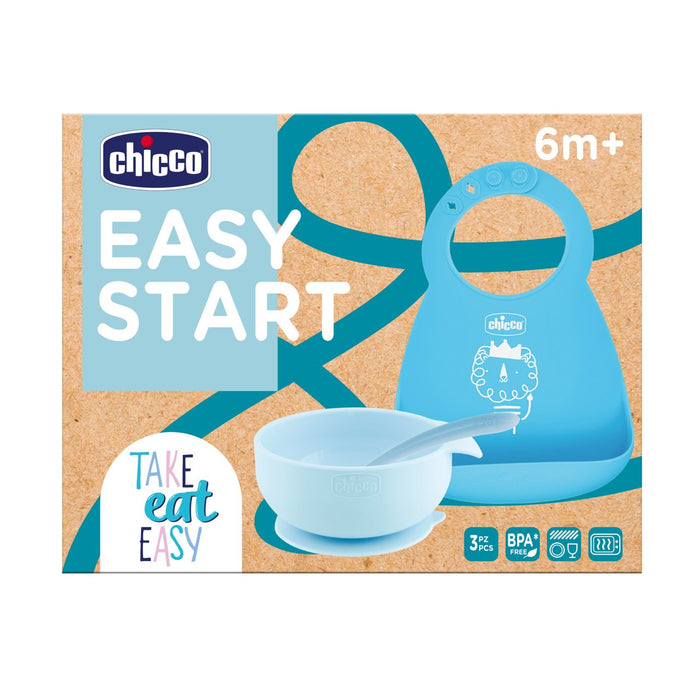 Set pappa Easy Start in silicone per lo svezzamento, Chicco