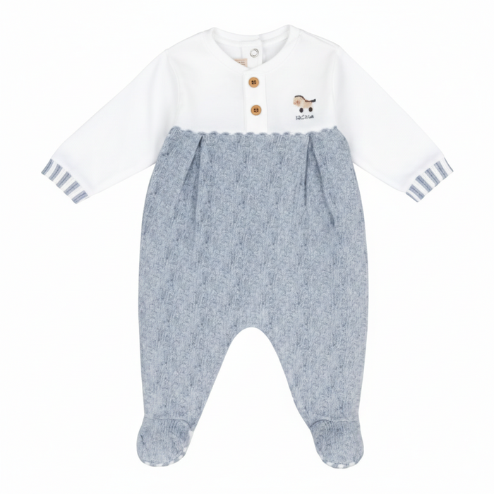 Tutina Neonato Con Ricamo