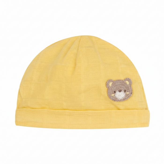 Cappello Neonato Con Orsetto