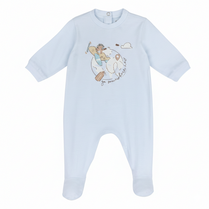 Tutina Neonato Con Ricamo