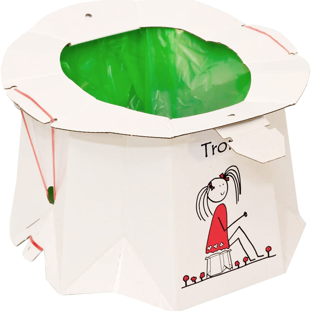 Vasino Pieghevole Portatile Per Bambini Con Borsa – Verde, 23x23x15 Cm, Per Auto, Campeggio E Viaggi, Con 3 Rotoli Di Sacchetti