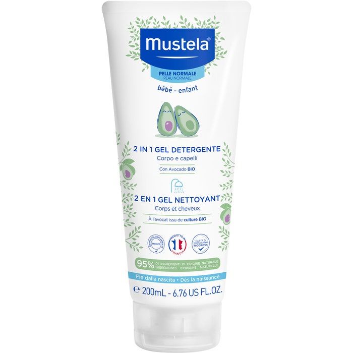 Gel detergente 2 in 1, Mustela