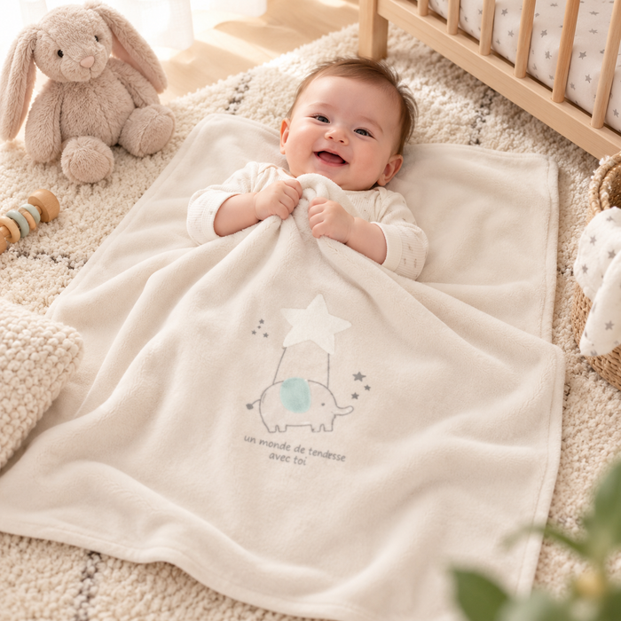 Copertina Neonato Chicco Con Ricamo NA.103242