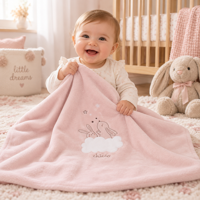 Copertina Neonato Chicco Con Ricamo NA.103242