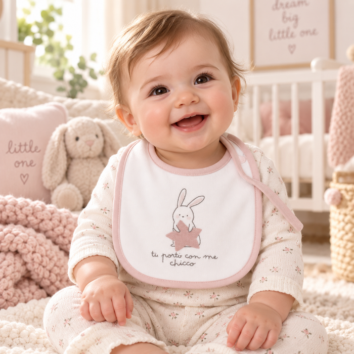 Bavaglino Neonato Chicco Con Grafica NF.103244