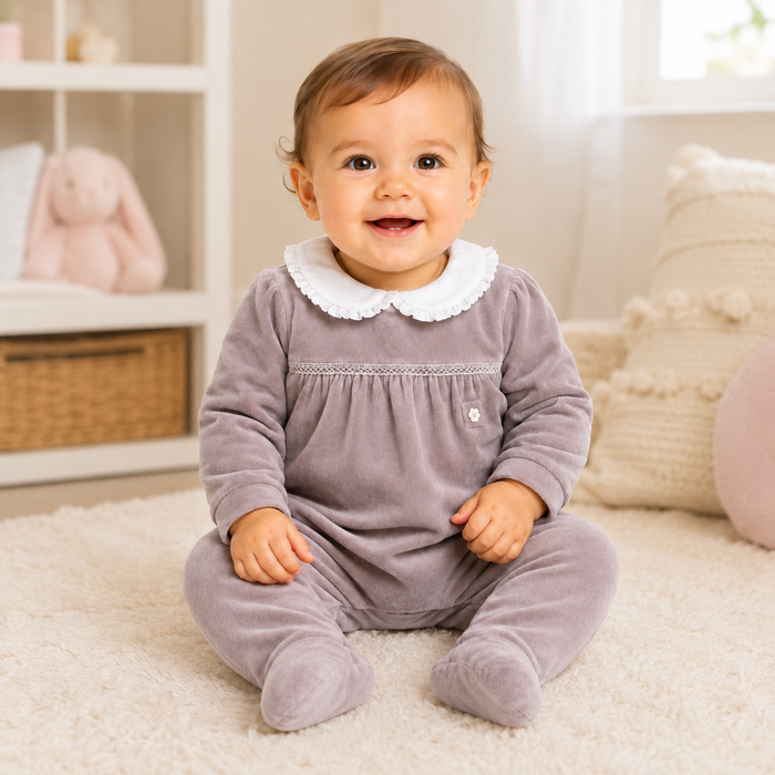 Tutina Neonato in Morbida Ciniglia NF.102396