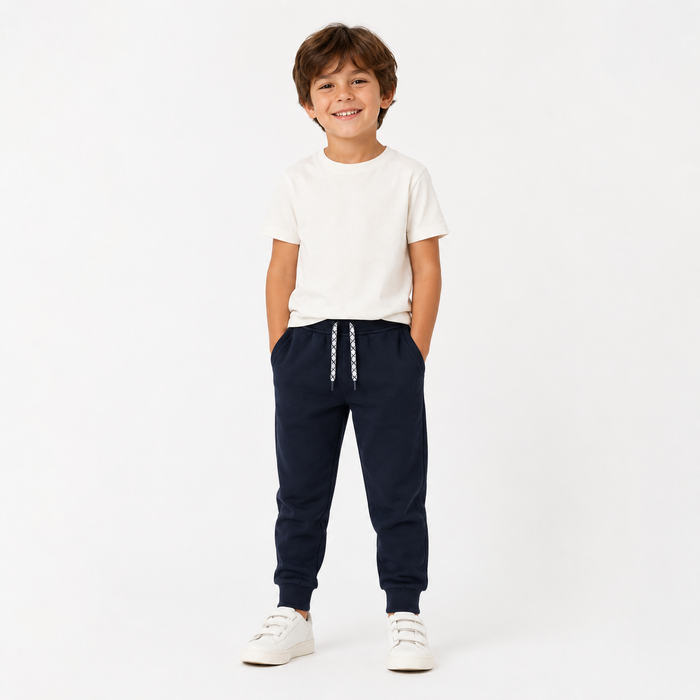 Pantaloni Neonato Jogger Blu Notte BM.103088
