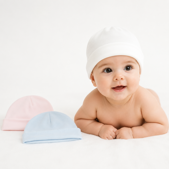 Cappellino Neonato in Morbido Cotone NF.4239