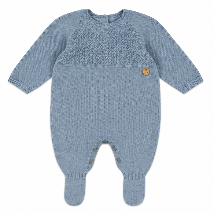Tutina Neonato In Maglia Con Lavorazione Sul Petto NM.102717