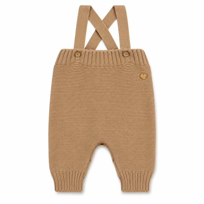 Pantalone Con Bretelle Neonato In Maglia NA.102732