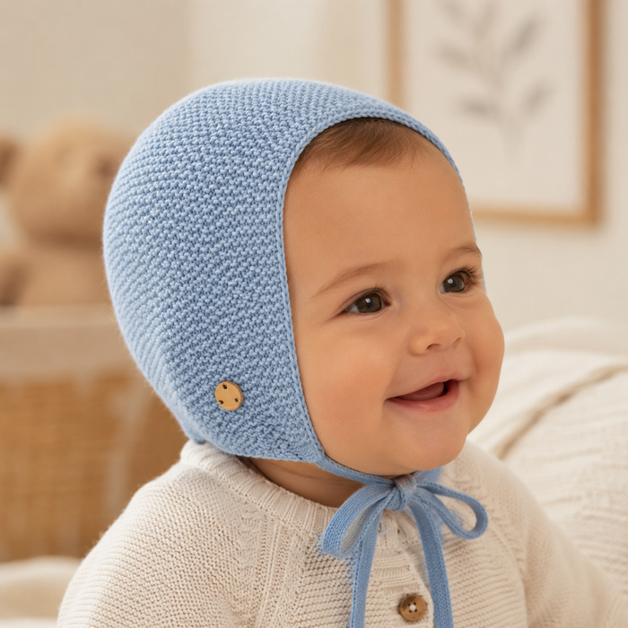 Cuffietta Neonato In Maglia Lavorata NM.102736