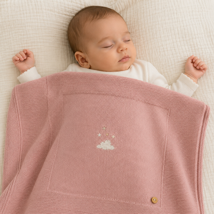 Copertina Neonato In Maglia Lavorata NA.102743