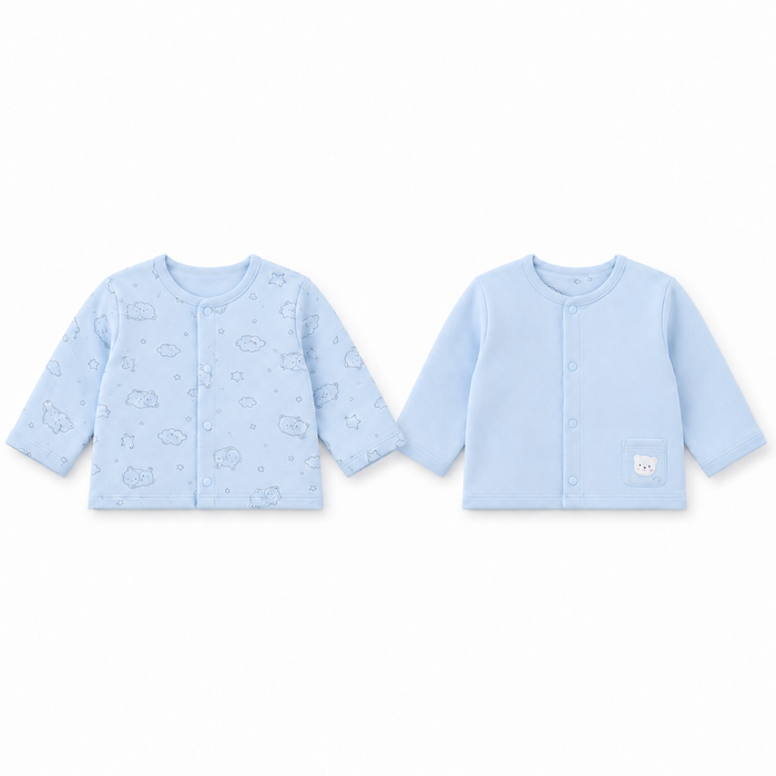 Giacchina Neonato Reversibile In Cotone NM.103230