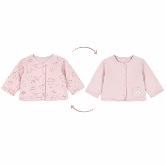 Giacchina Neonato Reversibile In Cotone NM.103230