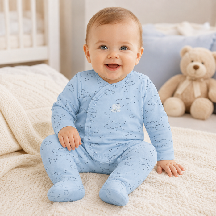 Tutina Neonato Con Apertura A Kimono NM103233