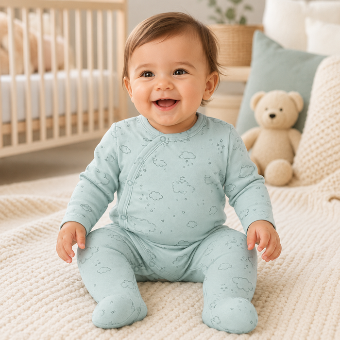 Tutina Neonato Con Apertura A Kimono NM103233