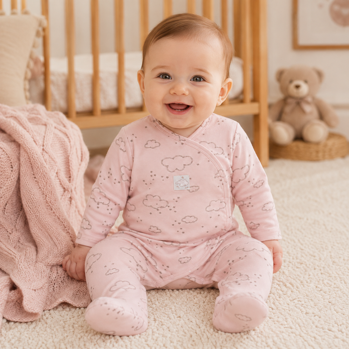 Tutina Neonato Con Apertura A Kimono NM103233