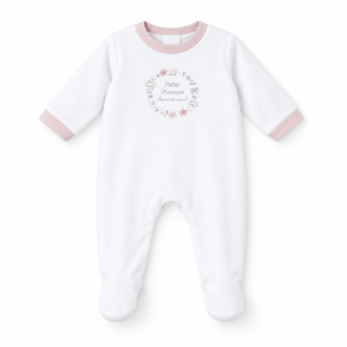 Tutina Neonato Con Ricamo NF.103236