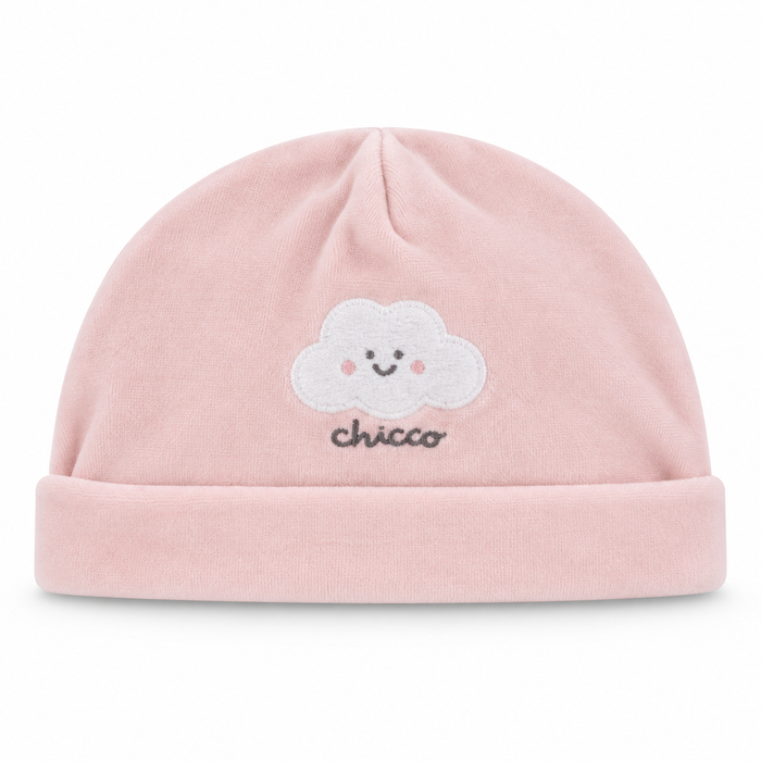 Cappellino Neonato Con Ricamo NF.103237