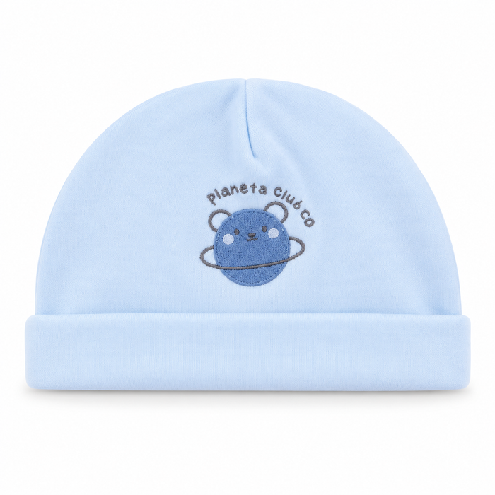 Cappellino Neonato Con Ricamo NF.103237