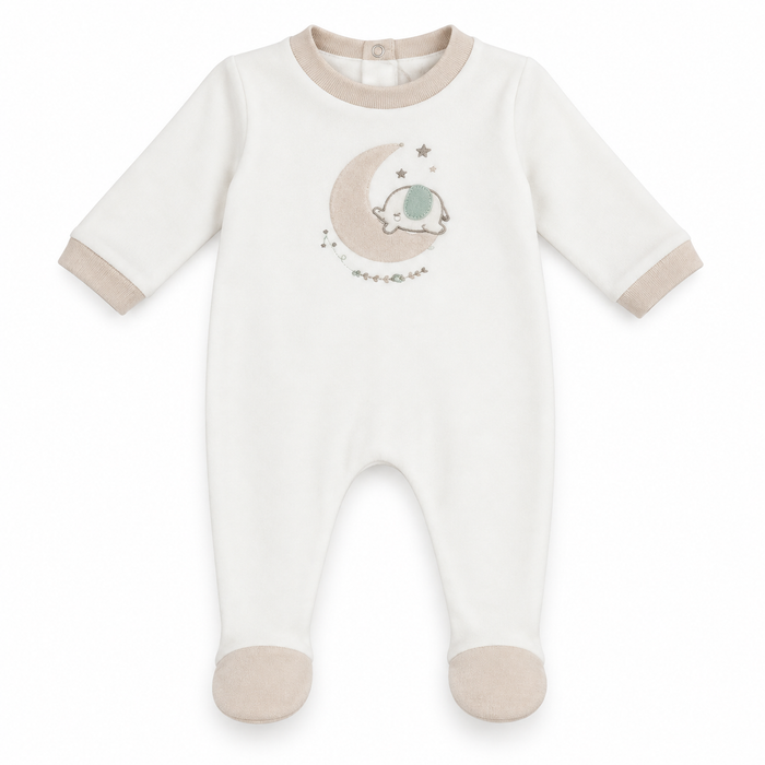 Tutina Neonato Con Ricamo NF.103239
