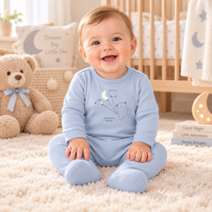 Tutina Neonato Con Ricamo NF.103239
