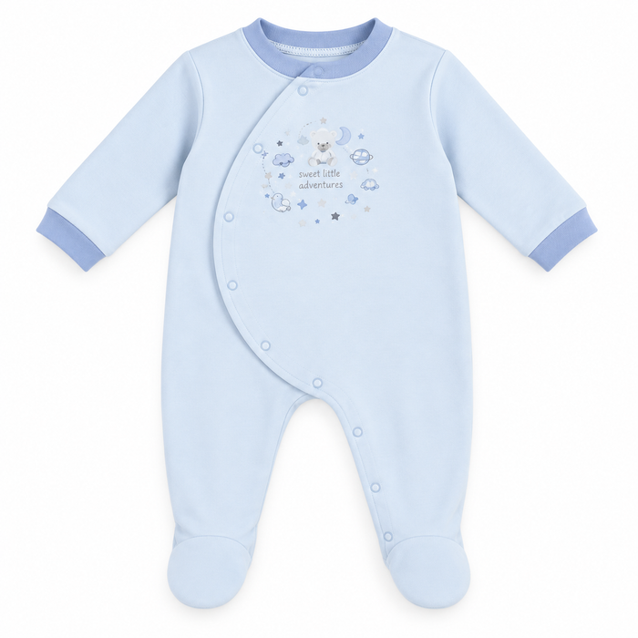 Tutina Neonato Con Ricamo NF.103240
