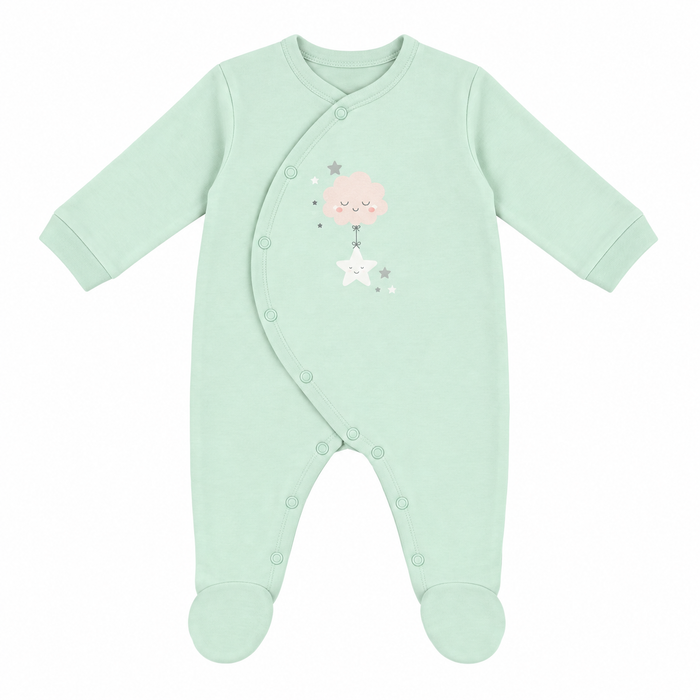 Tutina Neonato Con Ricamo NF.103240