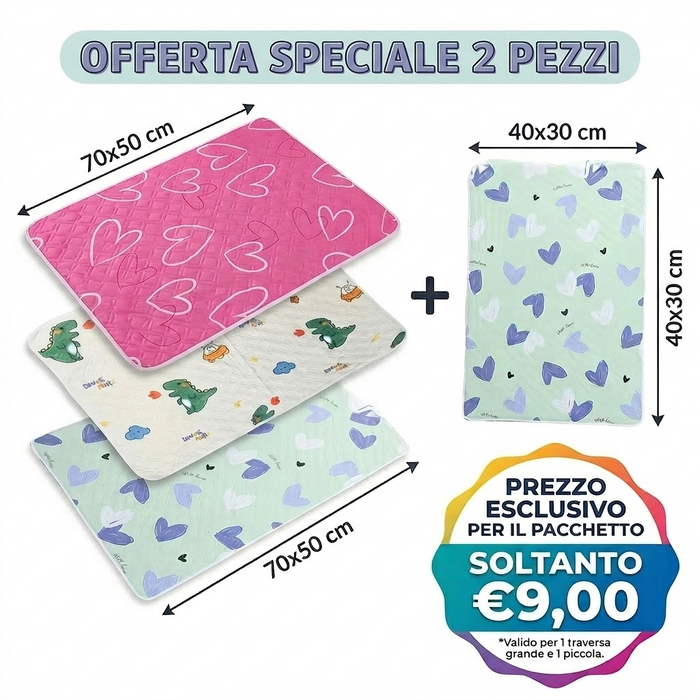 Traversa igienica salva pipì con Fantasia