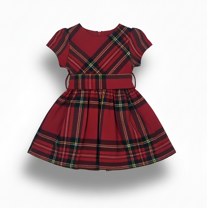 Vestito Inverno Neonato a Quadri