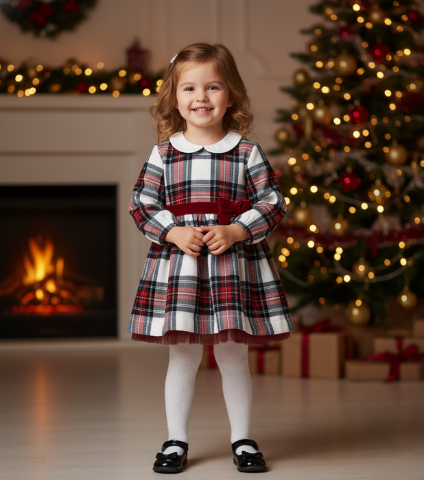 Vestito Inverno Neonato Rosso