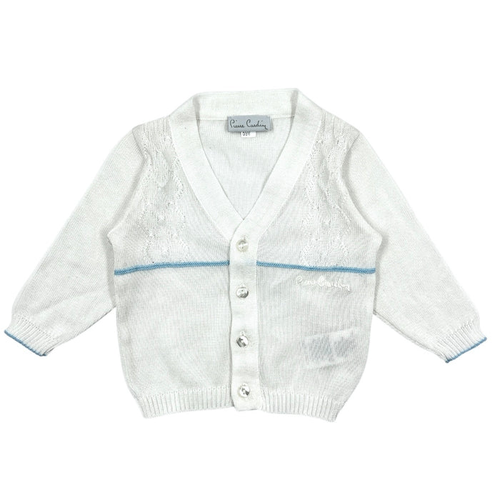 Cardigan in filo con trama intrecciata Pierre Cardin per bambino