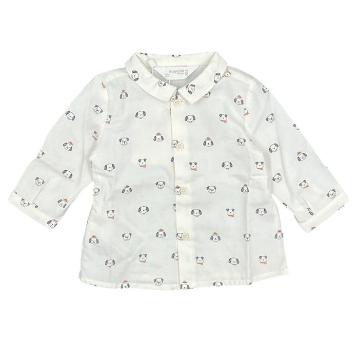 Camicia cotone cagnolino Mayoral per bambino