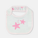 Bavetta in cotone rosa con stelle marine - Luglio