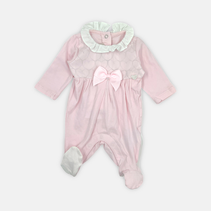 Tutina in cotone con fiocchetti Chicco per neonate