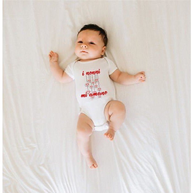 Nonni Tutina Neonato Personalizzato Tutina Neonato