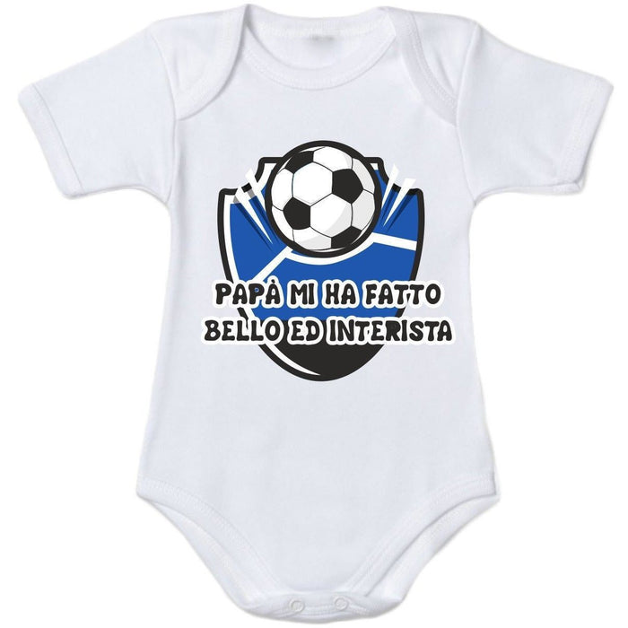 Body Neonato, Personalizzato tifoso Inter — Spio Kids
