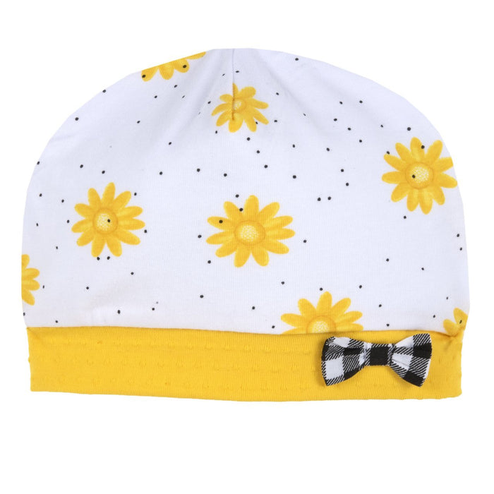 Cappellino Neonata con fiori e fiocchetto, Chicco - Spio Kids