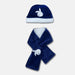 Cappello e Sciarpa in Ciniglia Blu Luglio - Spio Kids