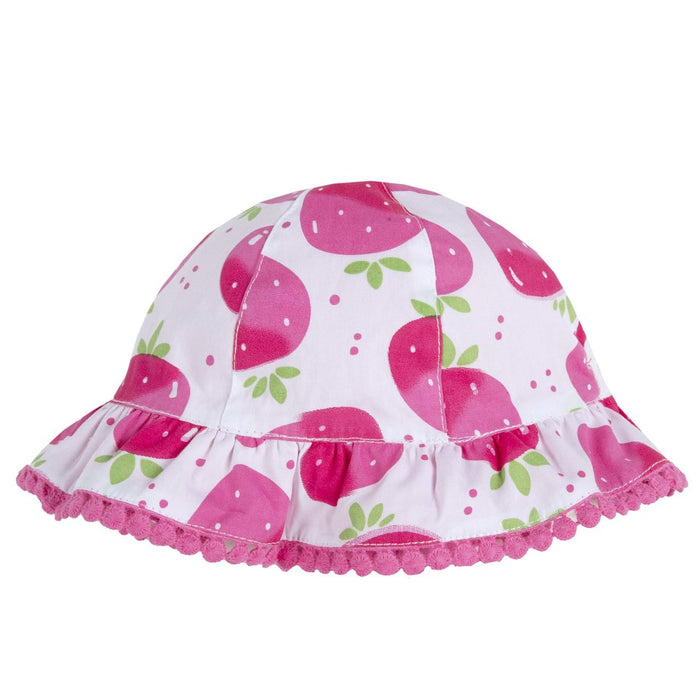 Cappello reversibile per il sole con fragoline - Spio Kids