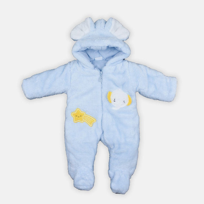 Eskimo Neonato Con Elefantino e Orecchie Applicate