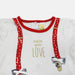 Pagliaccetto Neonata Denim con scritta in oro glitter, Luglio-Spio Kids-foto-prodotto