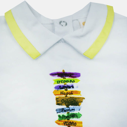 Polo manica corta Neonato con nomi di città, Luglio-Spio Kids-foto-prodotto