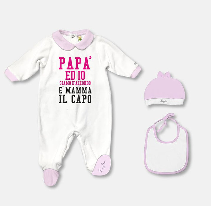Bodysuit Papa Tutine Neonato Manica Corta Tutina Neonato/a In