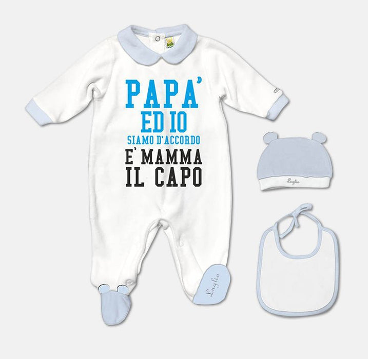 Tutina Neonato Body Neonato Scritte Papà Papà, Questo è Per Te